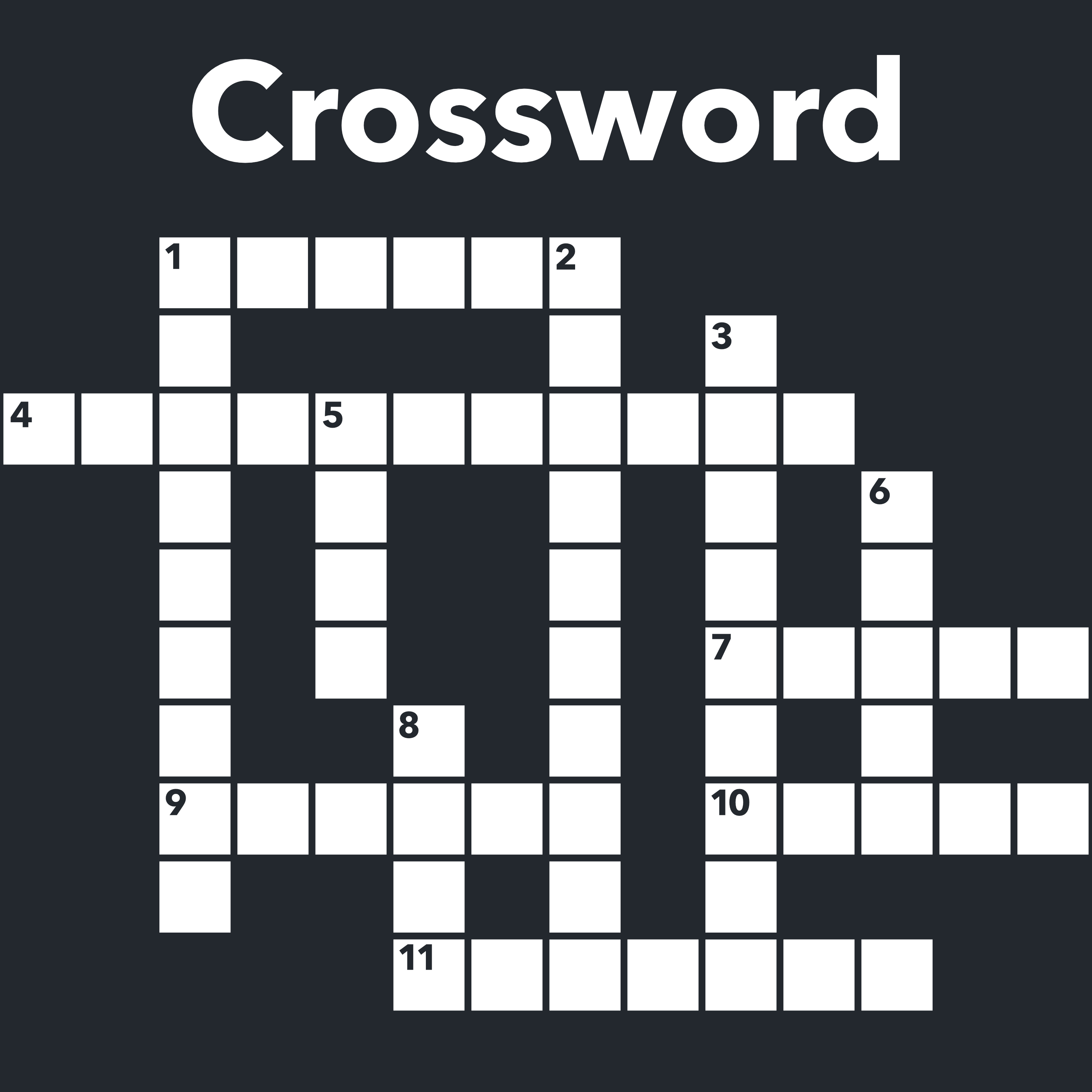 Crossword podcast art